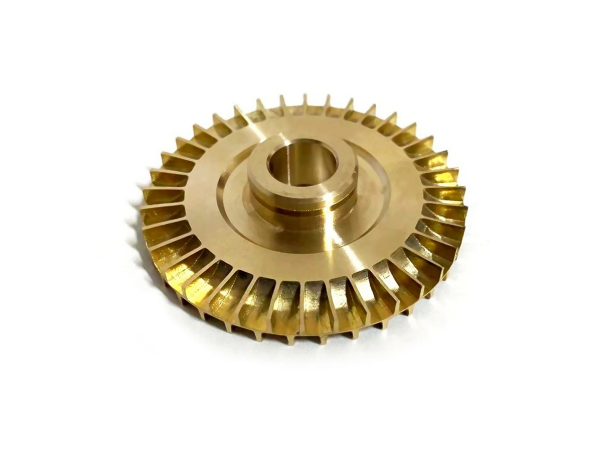 قطع نحاسية ونحاسية صفراء مصنعة بتقنية CNC لأنظمة المولدات القوية