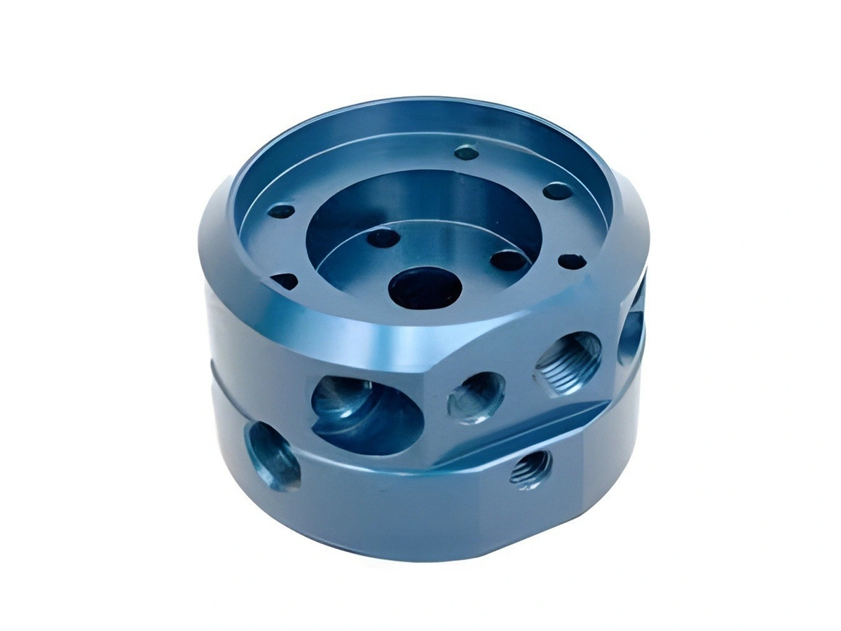 陽極酸化処理付きアルミニウムロボティックセンサーケースのカスタムCNC加工