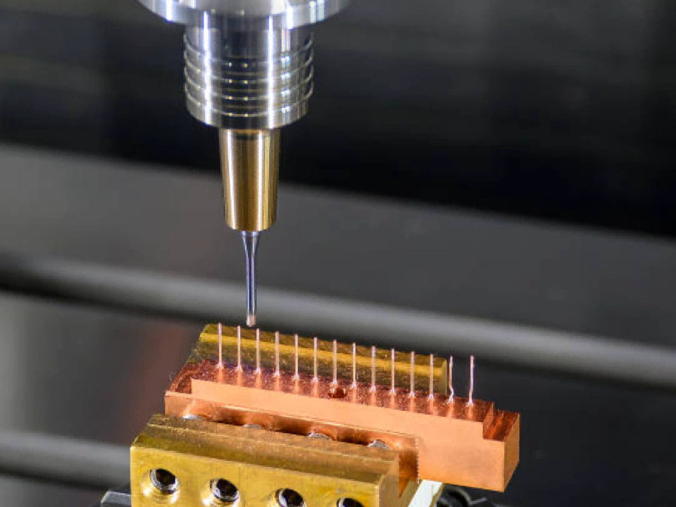Custom Copper CNC Machining for Industrial Equipment Electrical Connectors in High-Power Systems